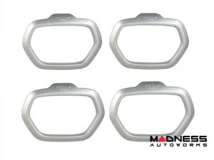 Jeep Renegade Speaker Frame Trim Set - Silver (2015-2024)